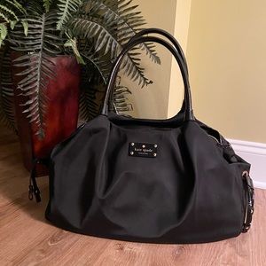 Kate Spade Diaper Bag. Deep red lining.